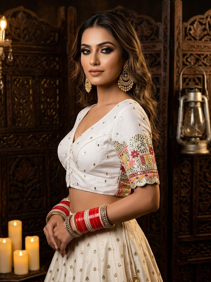 Beyond the Galaxy – Pitai Zari Designer Blouse