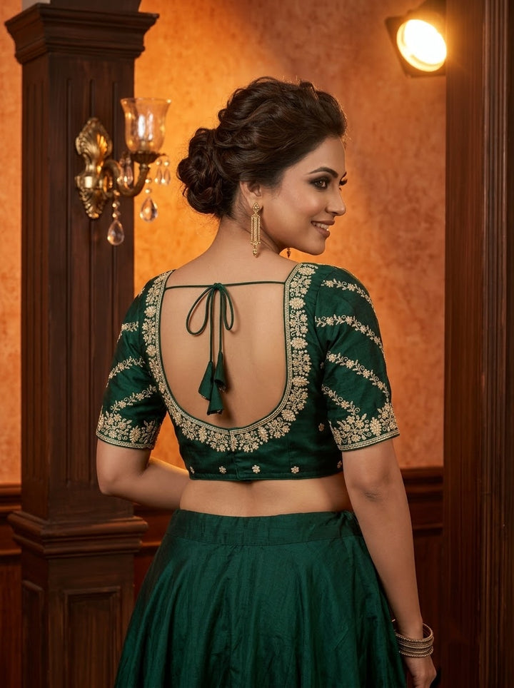 Fashion Fever Vichitra Silk Blouse