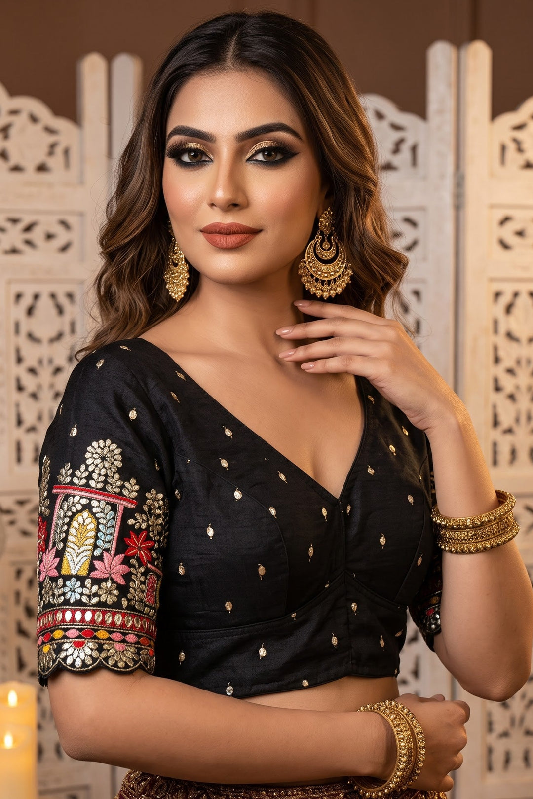 Beyond the Galaxy – Pitai Zari Designer Blouse