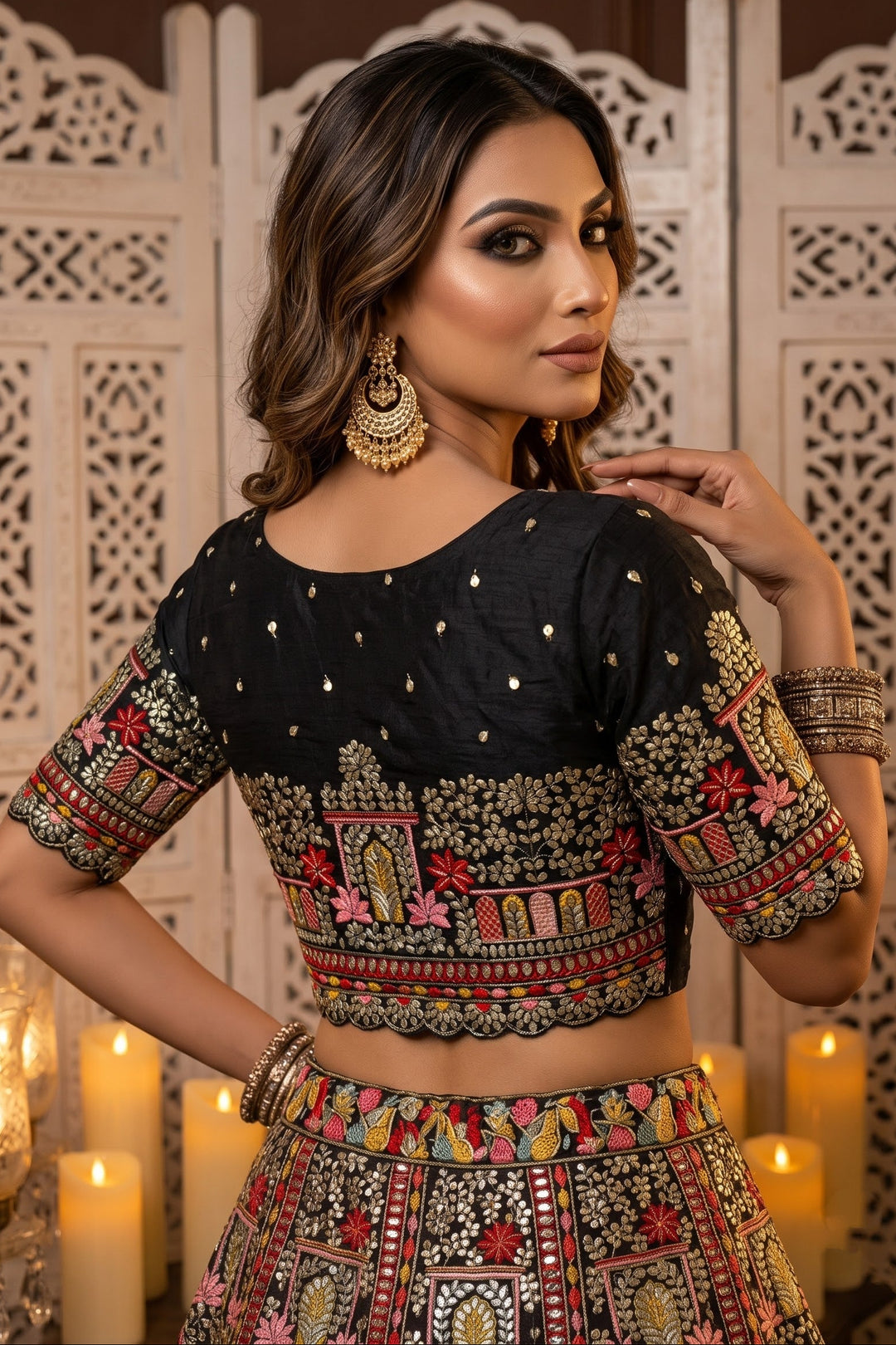 Beyond the Galaxy – Pitai Zari Designer Blouse
