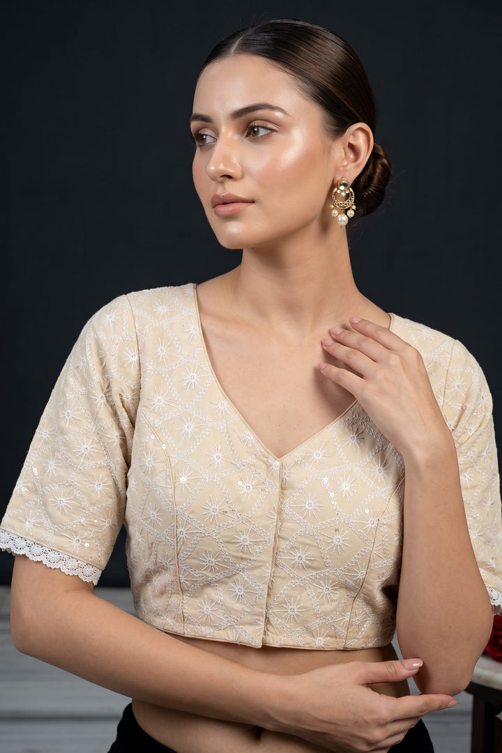 Nostalgic Grace Designer Hakoba Blouse