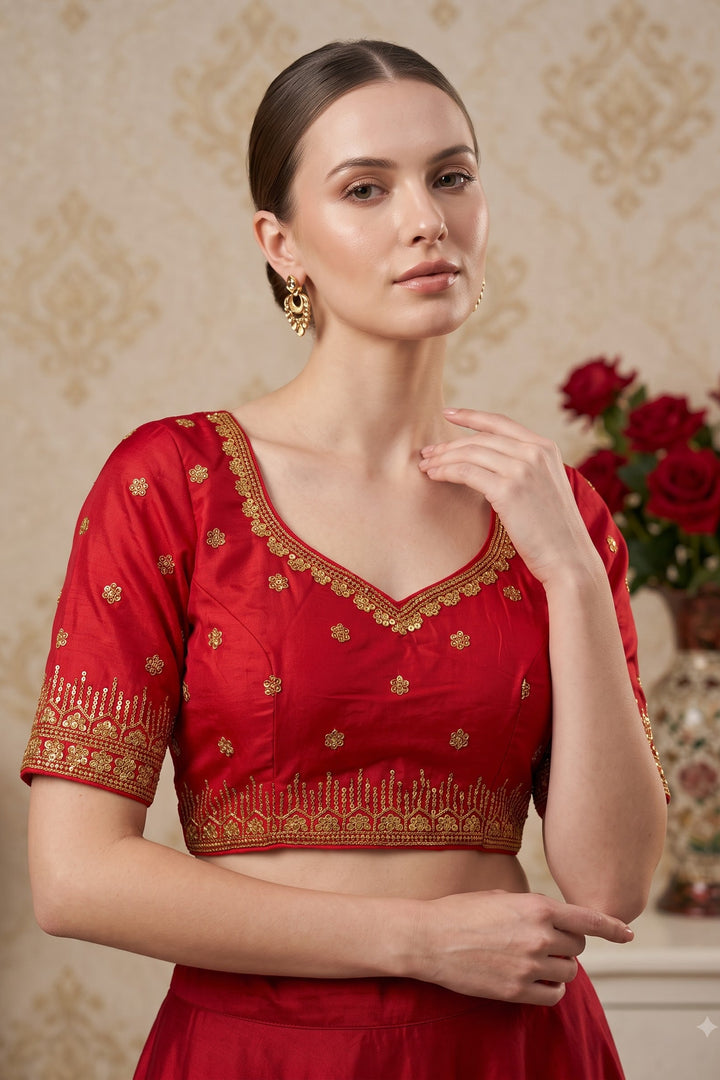 Vintage Whispers Fancy Silk Blouse