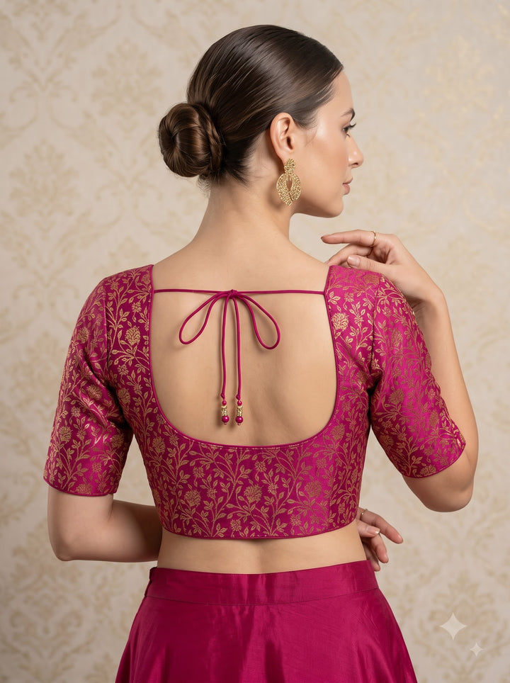 Feminine Flex Designer Silk Blouse