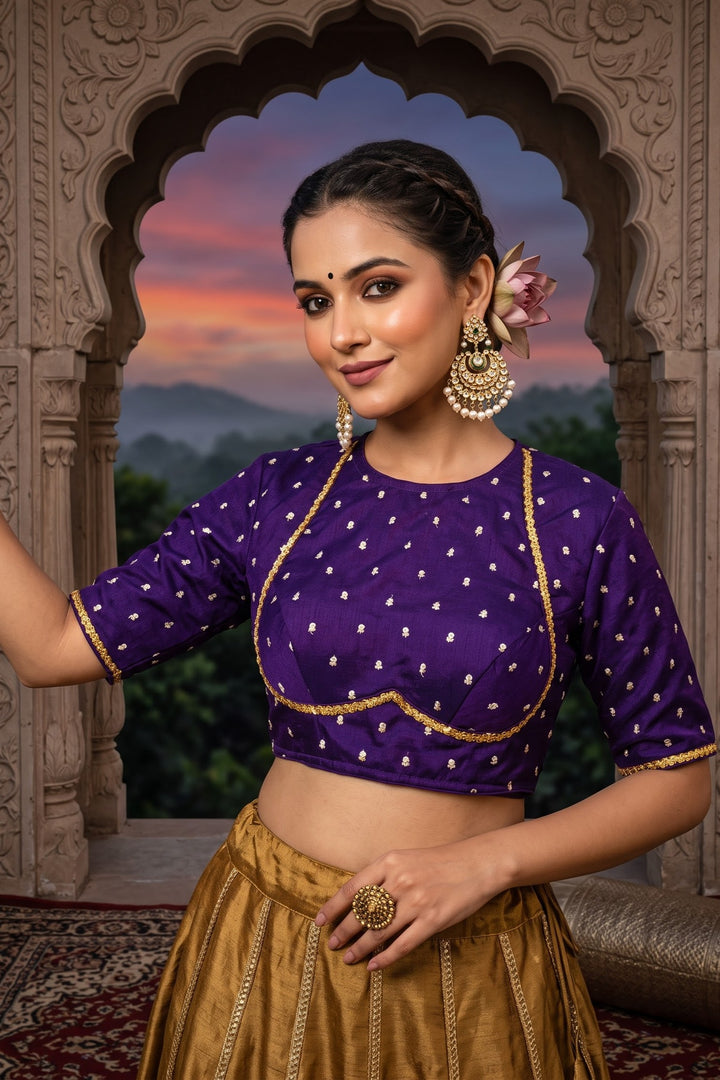 Celeste Noir - Fendy Silk Blouse