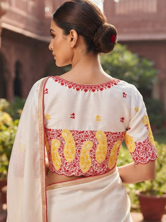 Agnishikha Vichitra Silk Blouse