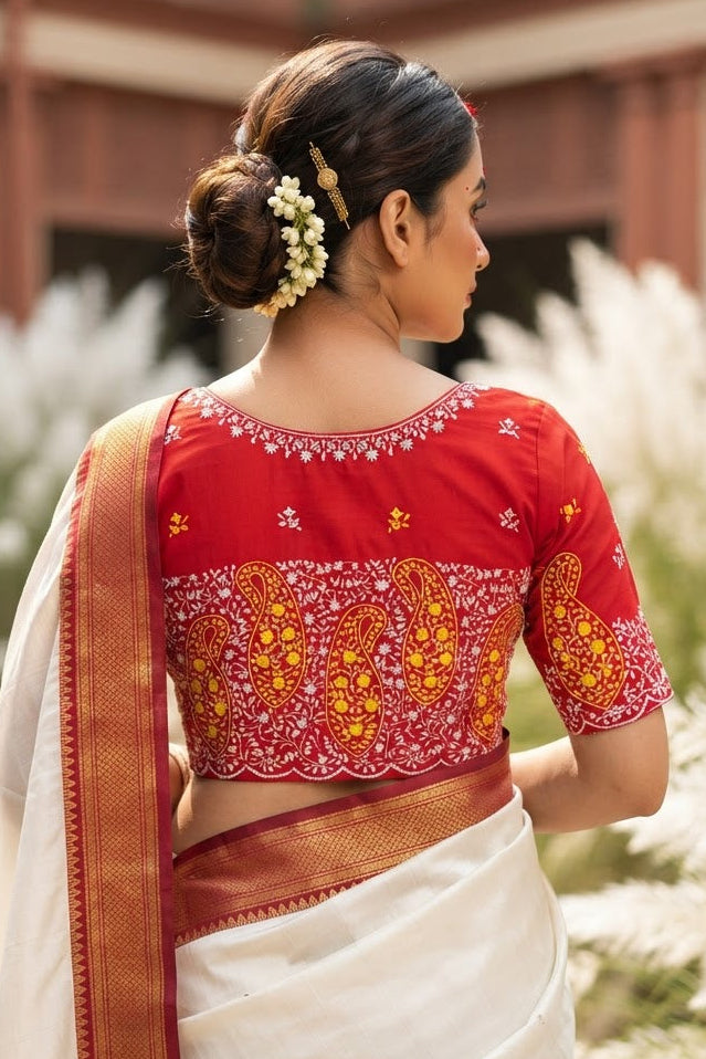 Agnishikha Vichitra Silk Blouse