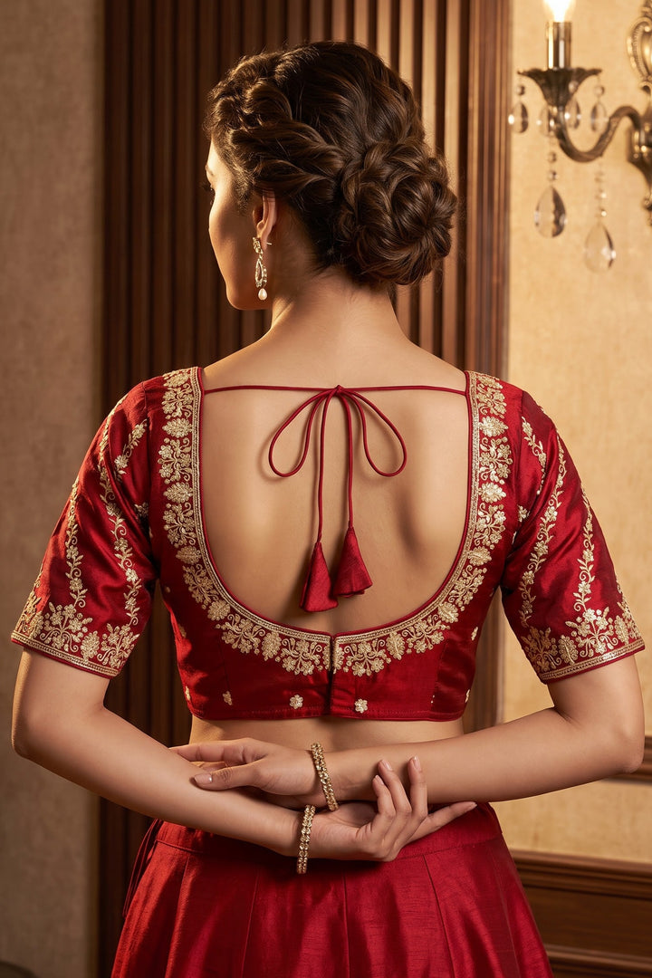 Fashion Fever Vichitra Silk Blouse