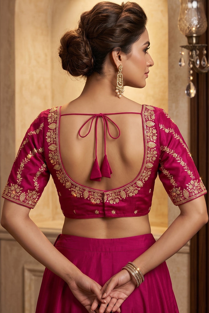 Fashion Fever Vichitra Silk Blouse