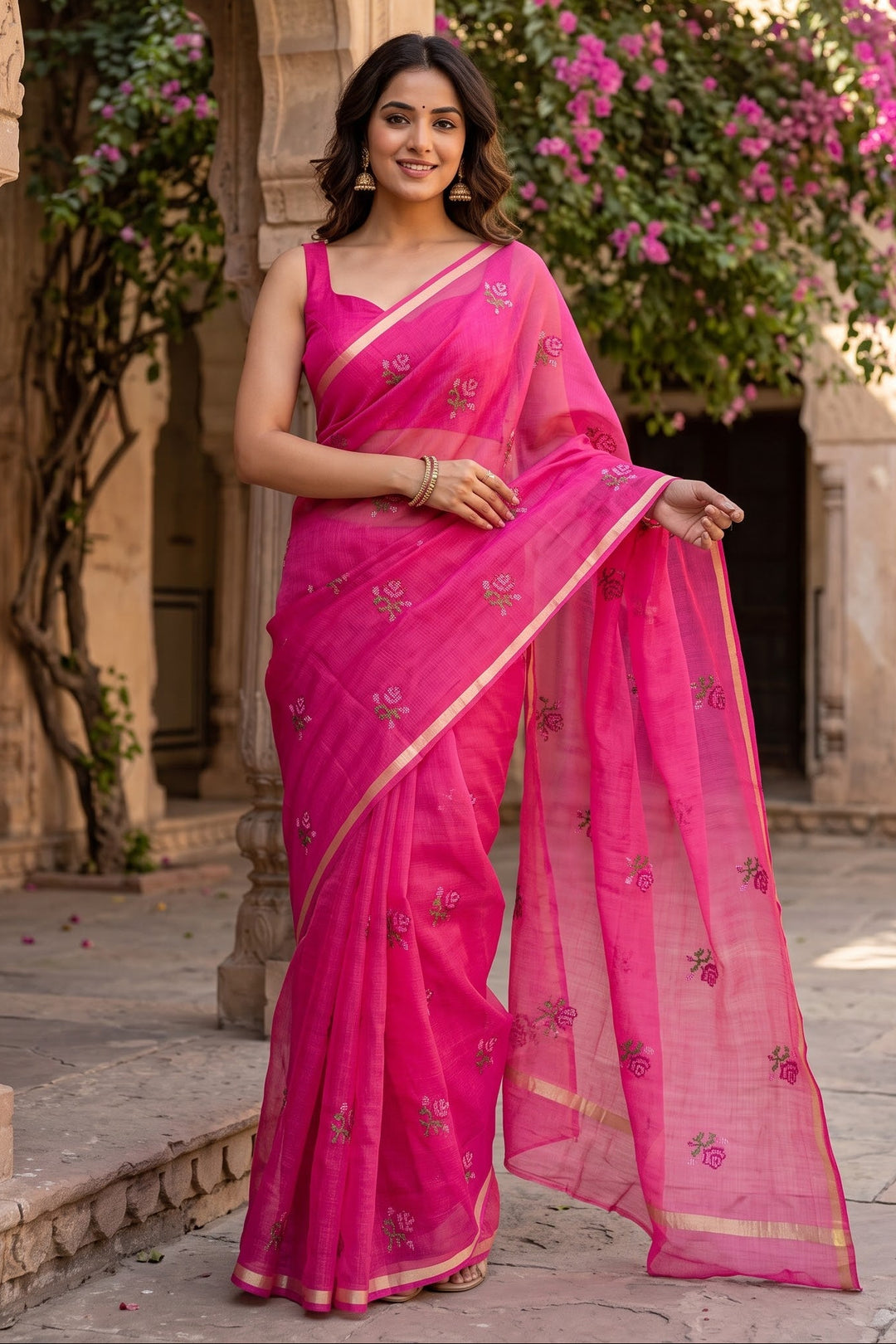 Rang-e-Mohabbat Dola Silk Saree