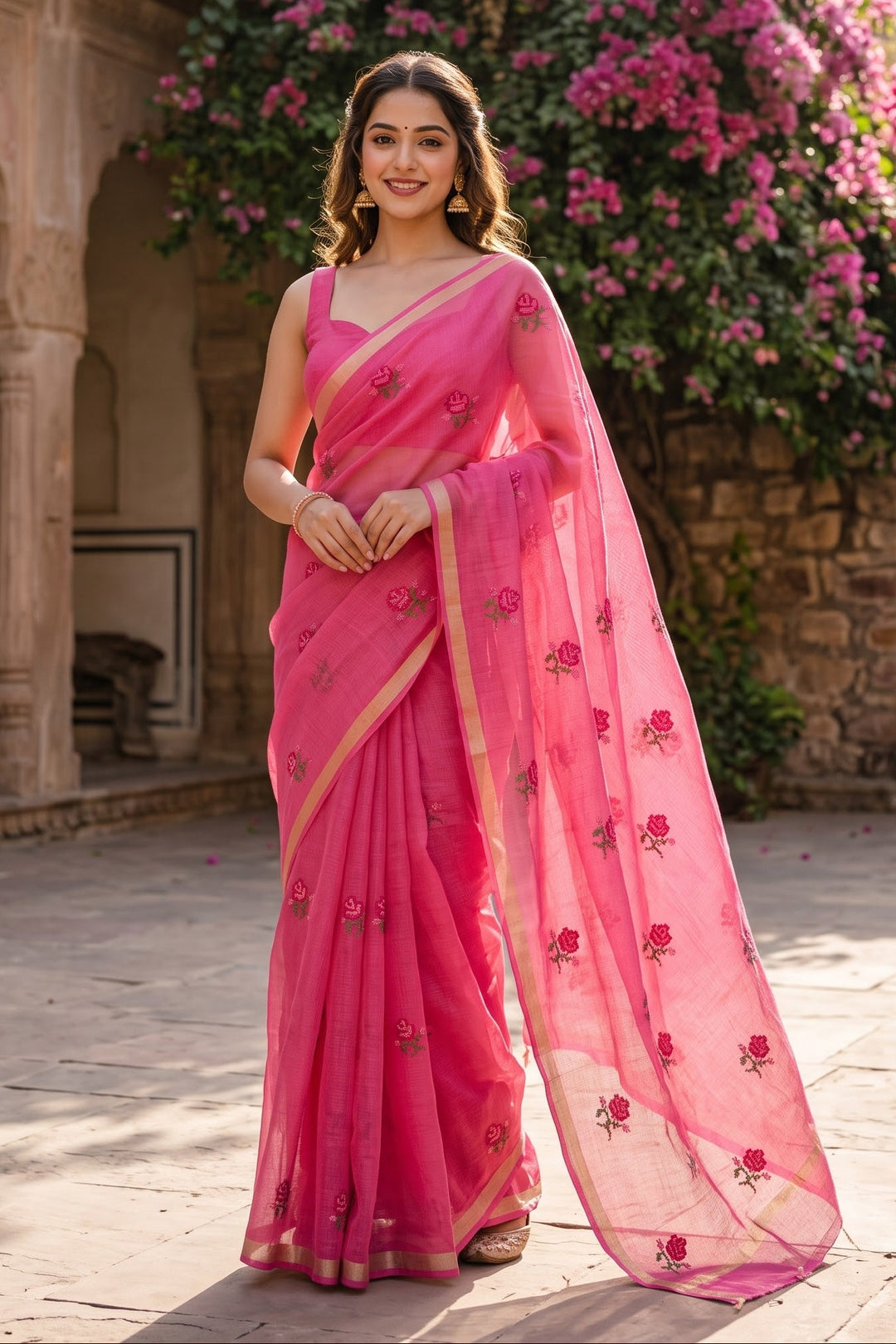 Rang-e-Mohabbat Dola Silk Saree