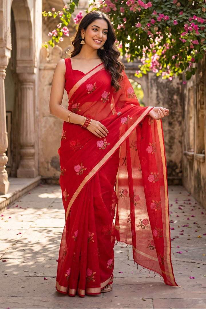 Rang-e-Mohabbat Dola Silk Saree