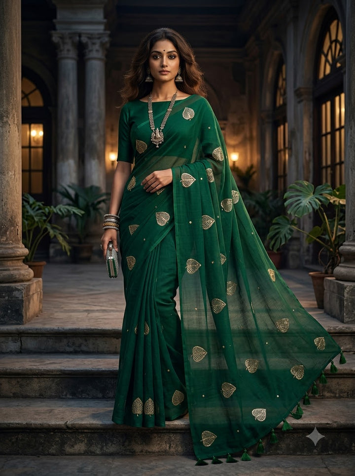 Bosonto Bilash Mul Cotton Saree