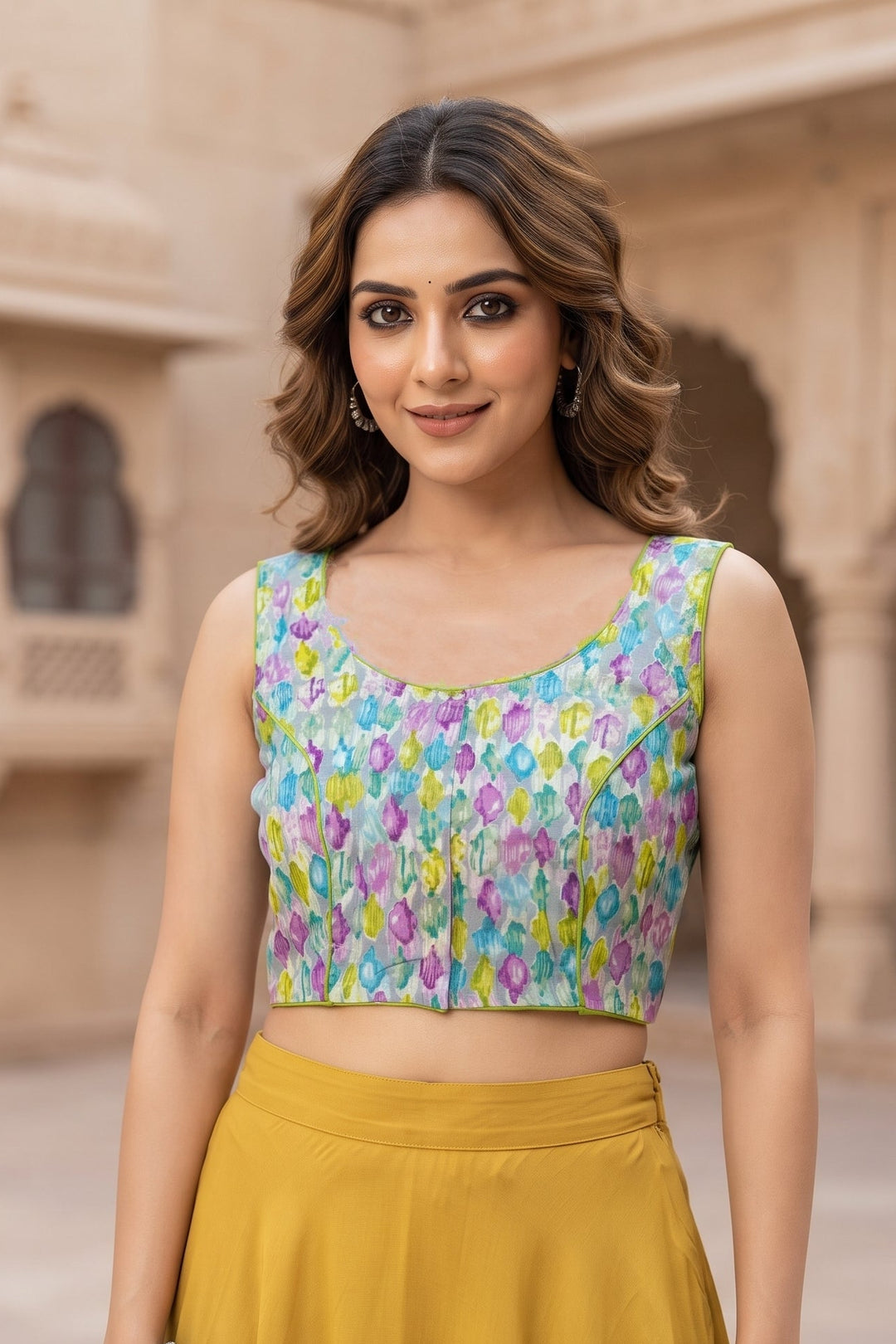 Style Syndicate Cotton Printed Blouse