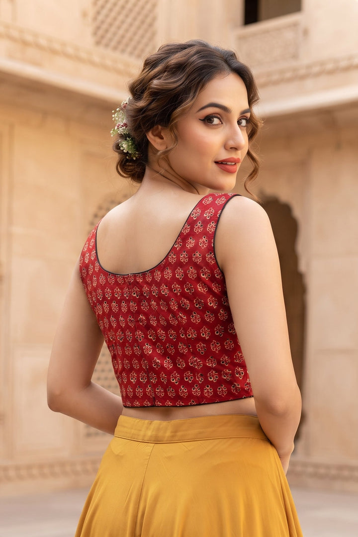 Style Syndicate Cotton Printed Blouse