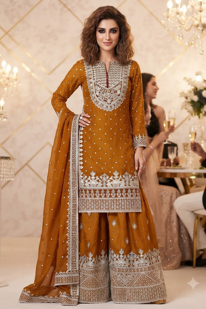Happy Warbler- Gharara Kurti Set