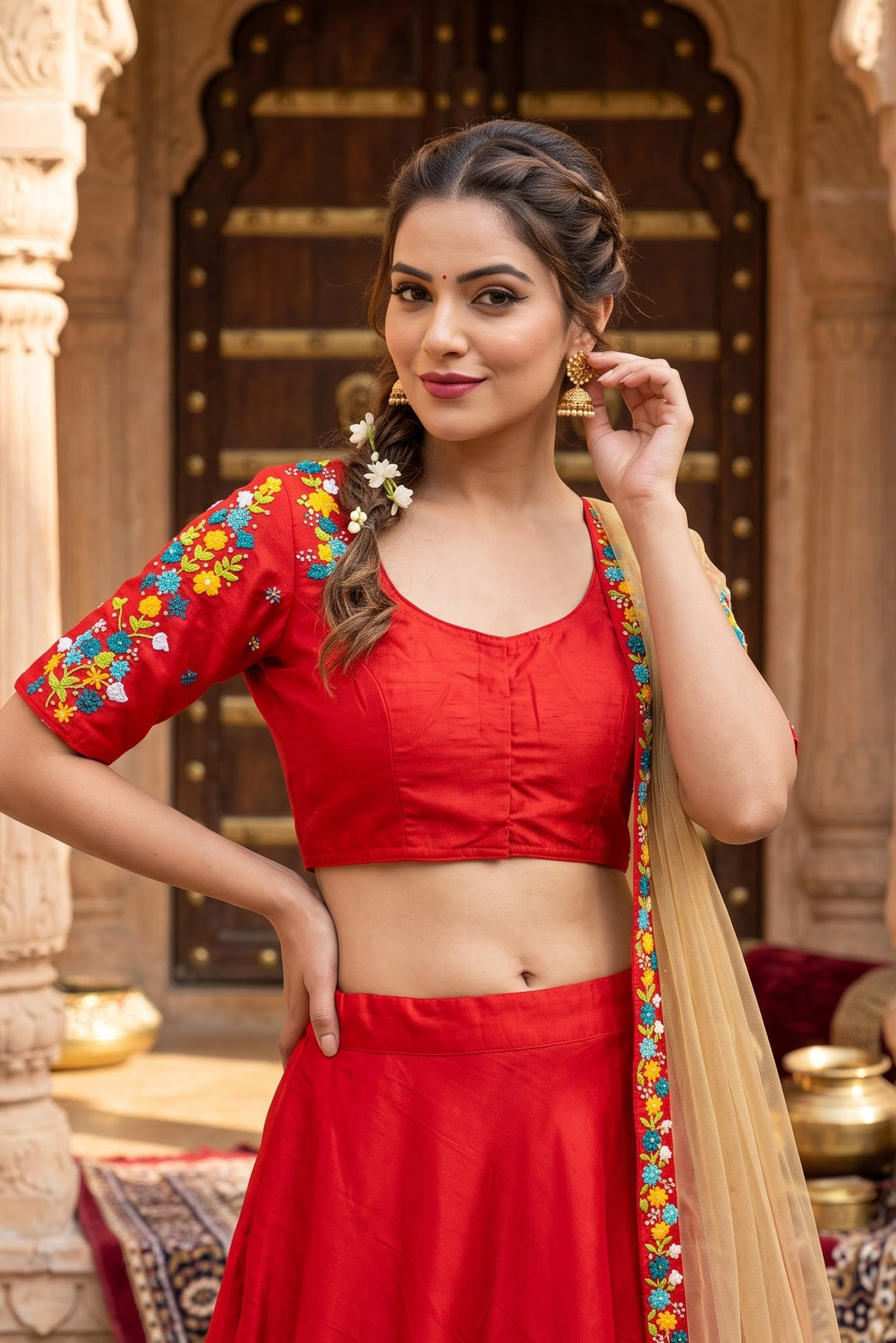 Forever Enchanted – Handstitched Designer Blouse