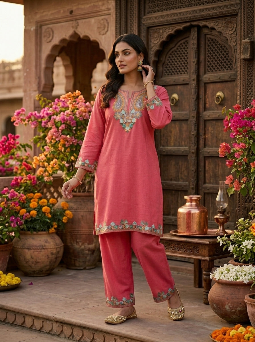 Heaven Like Kashmir - Special Kurti With Pant