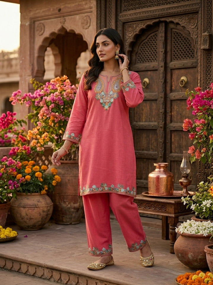 Heaven Like Kashmir - Special Kurti With Pant