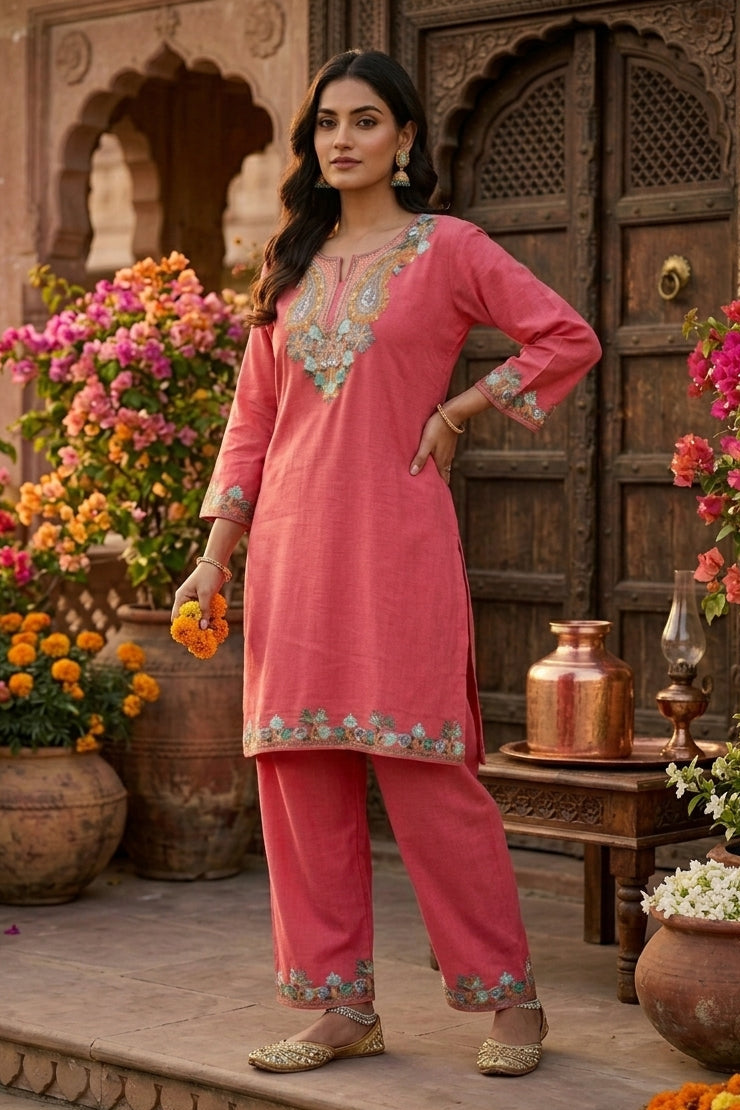Heaven Like Kashmir - Special Kurti With Pant