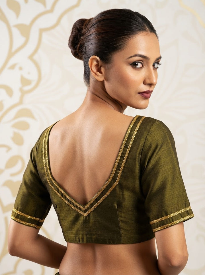 Infinite Glam Vichitra Silk Blouse