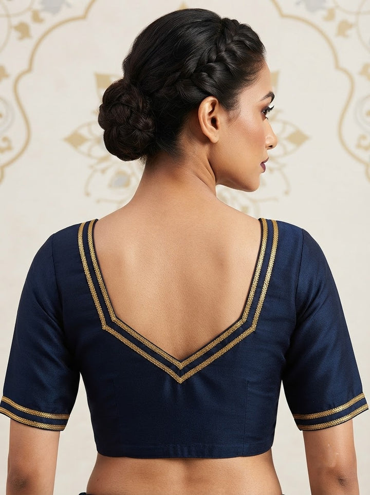 Infinite Glam Vichitra Silk Blouse