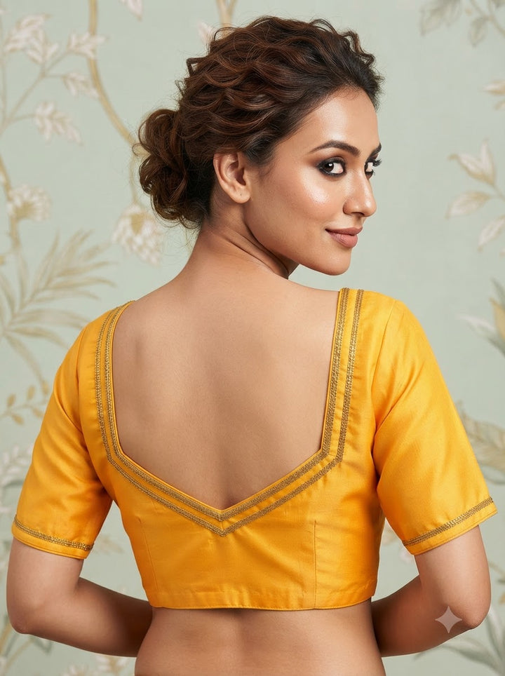 Infinite Glam Vichitra Silk Blouse
