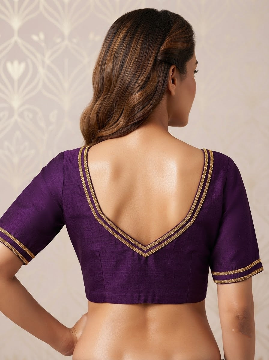 Infinite Glam Vichitra Silk Blouse