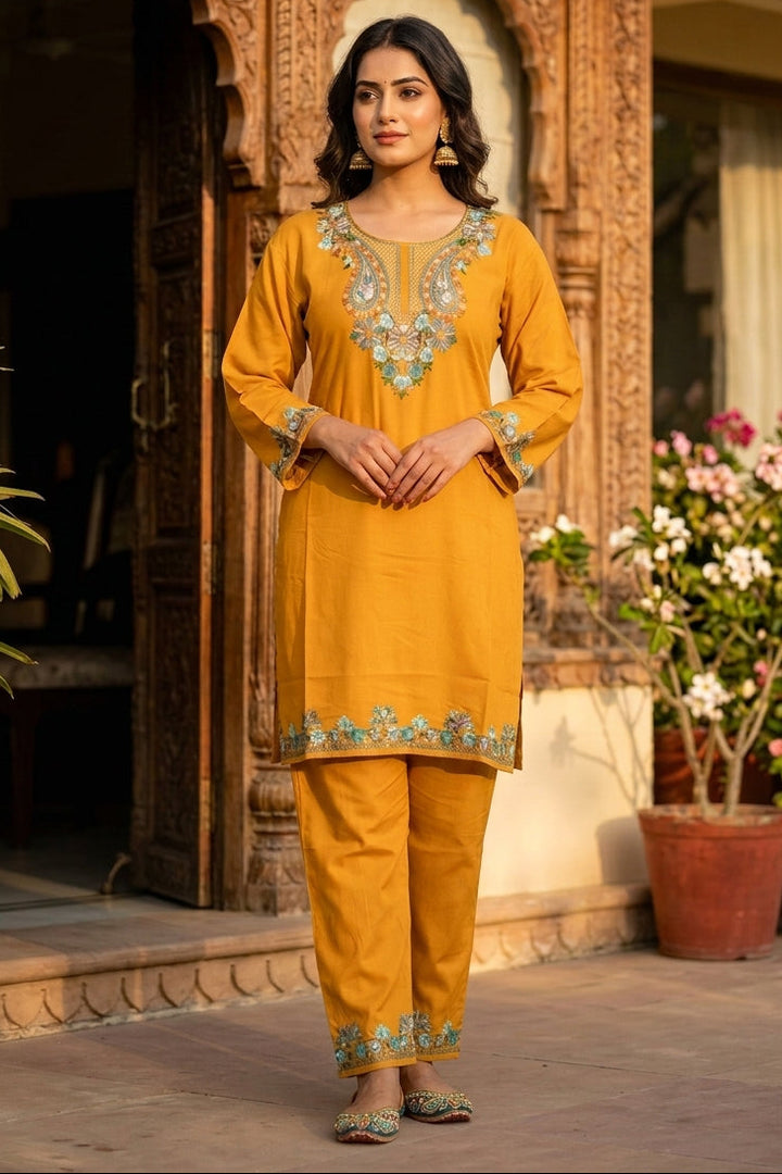 Heaven Like Kashmir - Special Kurti With Pant