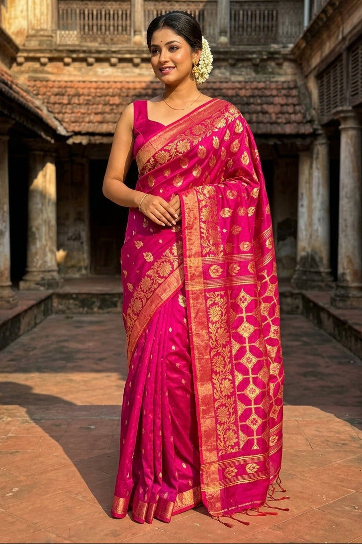 Rajeshwari Banarasi Khadi Saree