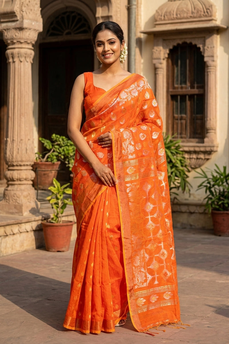 Rajeshwari Banarasi Khadi Saree