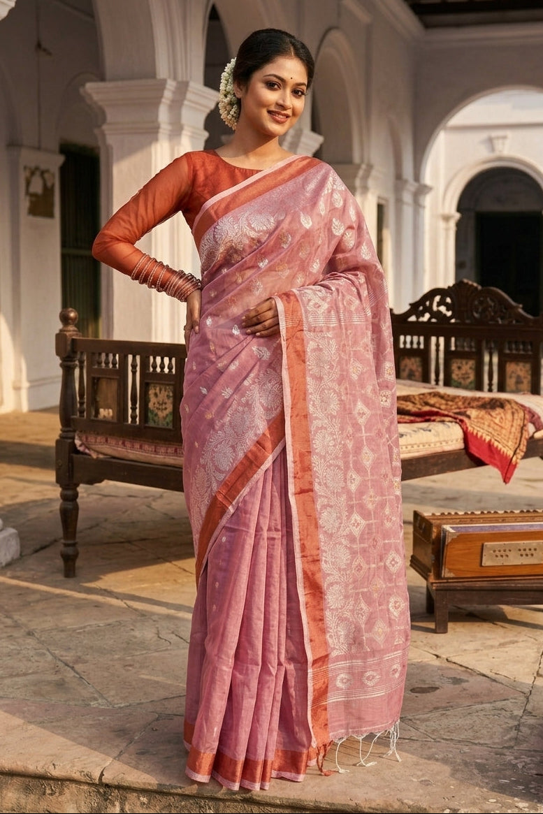 Rajeshwari Banarasi Khadi Saree