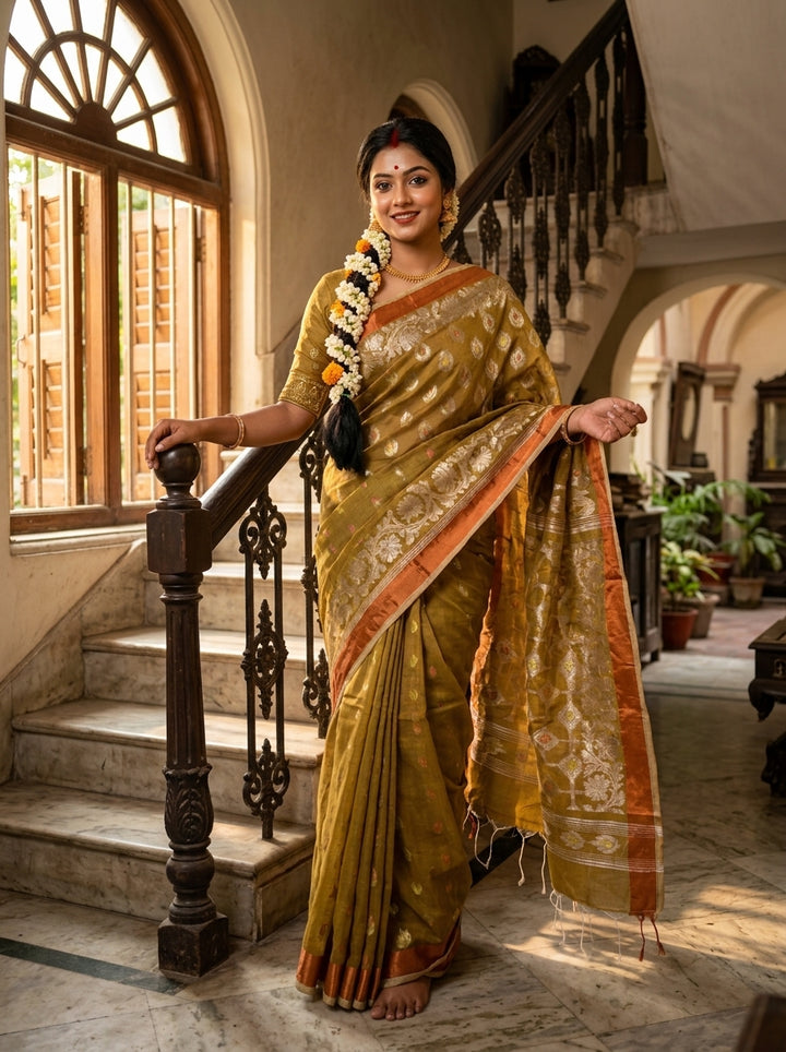 Rajeshwari Banarasi Khadi Saree