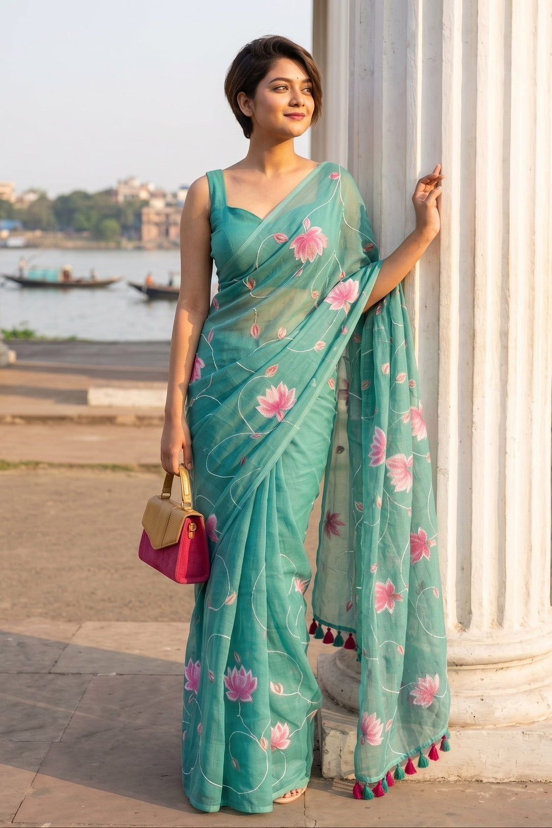 Komol Bithi Mul Cotton Saree
