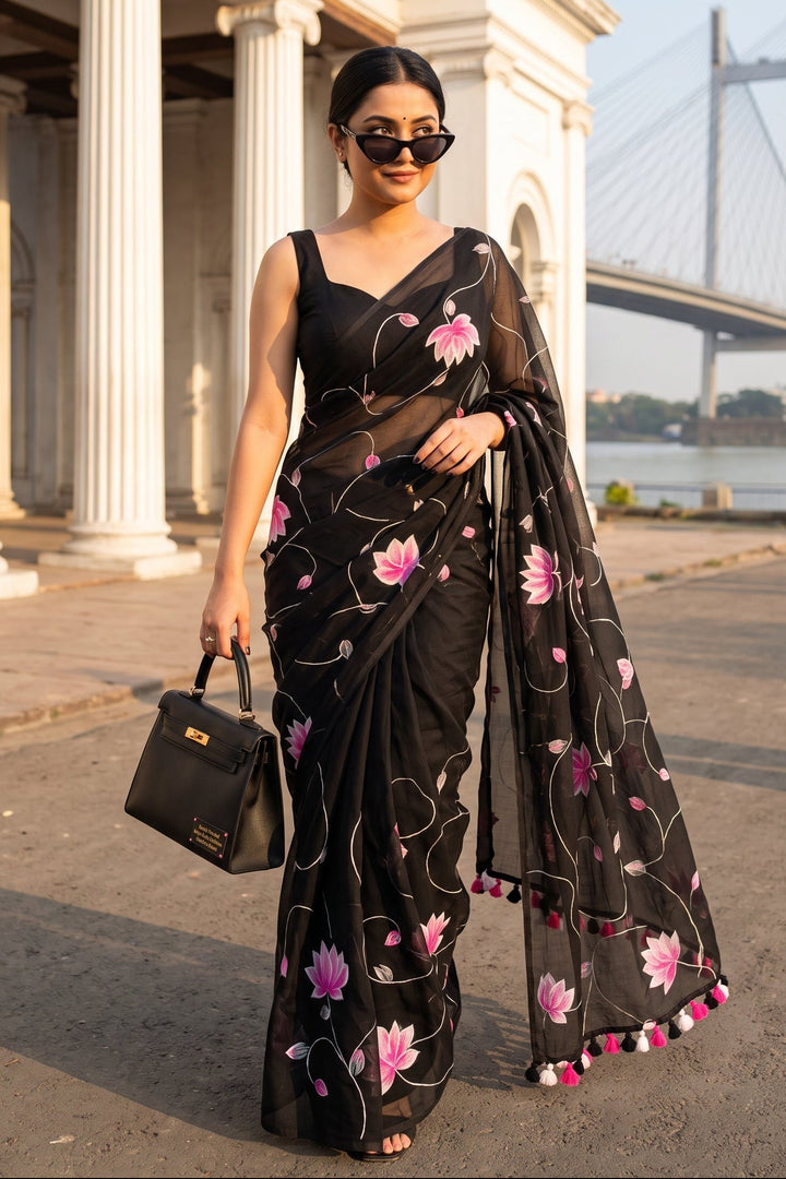 Komol Bithi Mul Cotton Saree