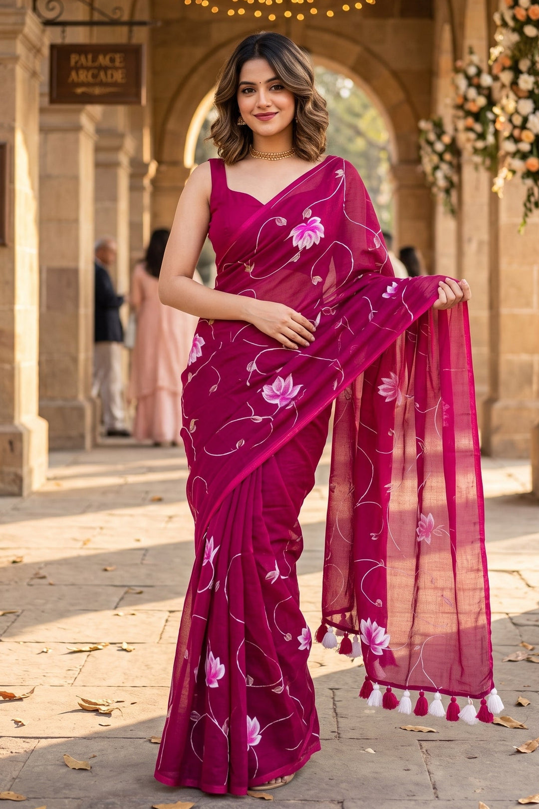 Komol Bithi Mul Cotton Saree