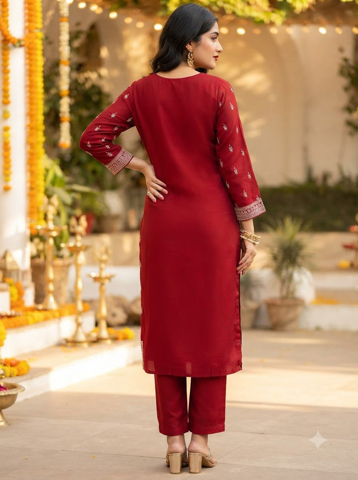 The Modern World Cotton Kurti Set