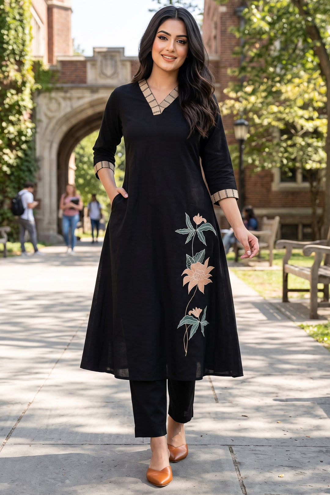 Avika Cotton Kurti Set