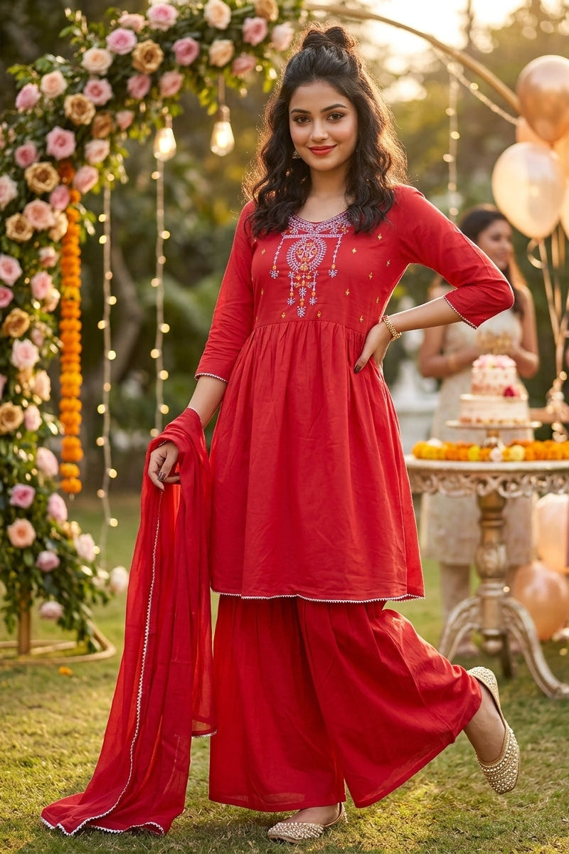 Culture With Pride Cotton Sharara Set