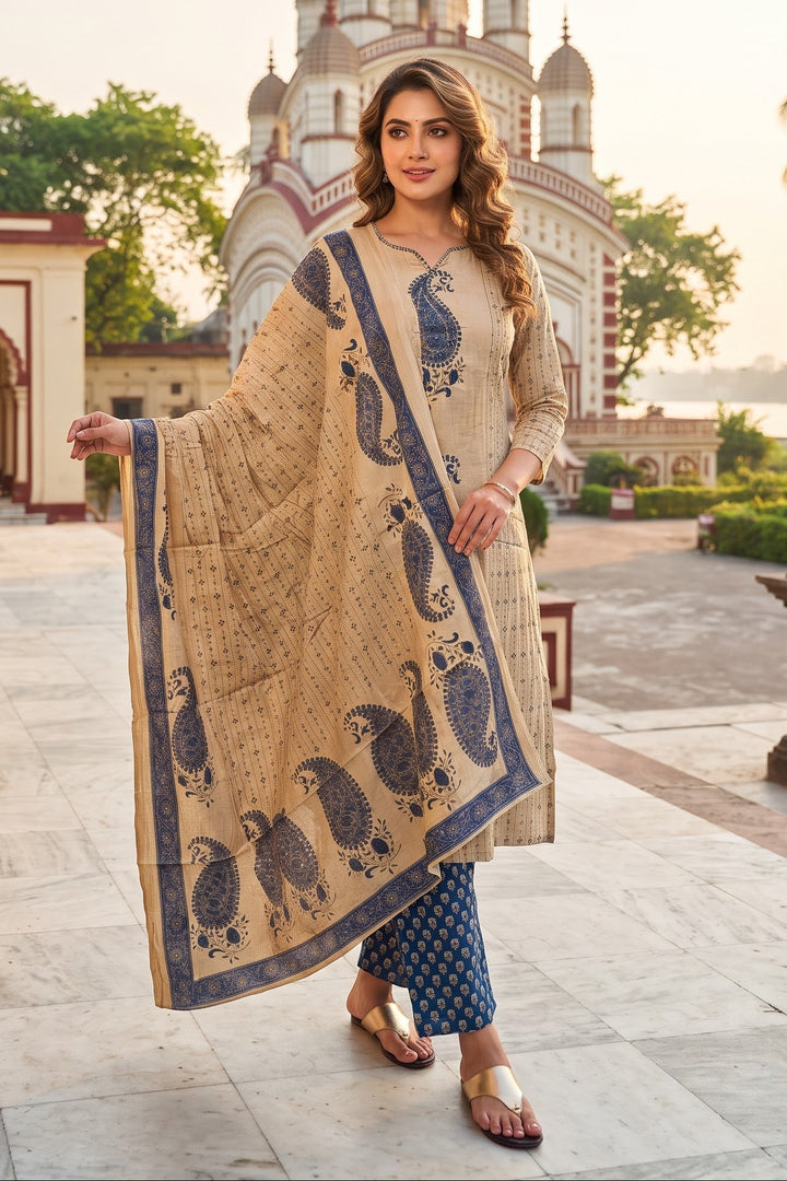Everyday Elegance Cotton Kurti Set