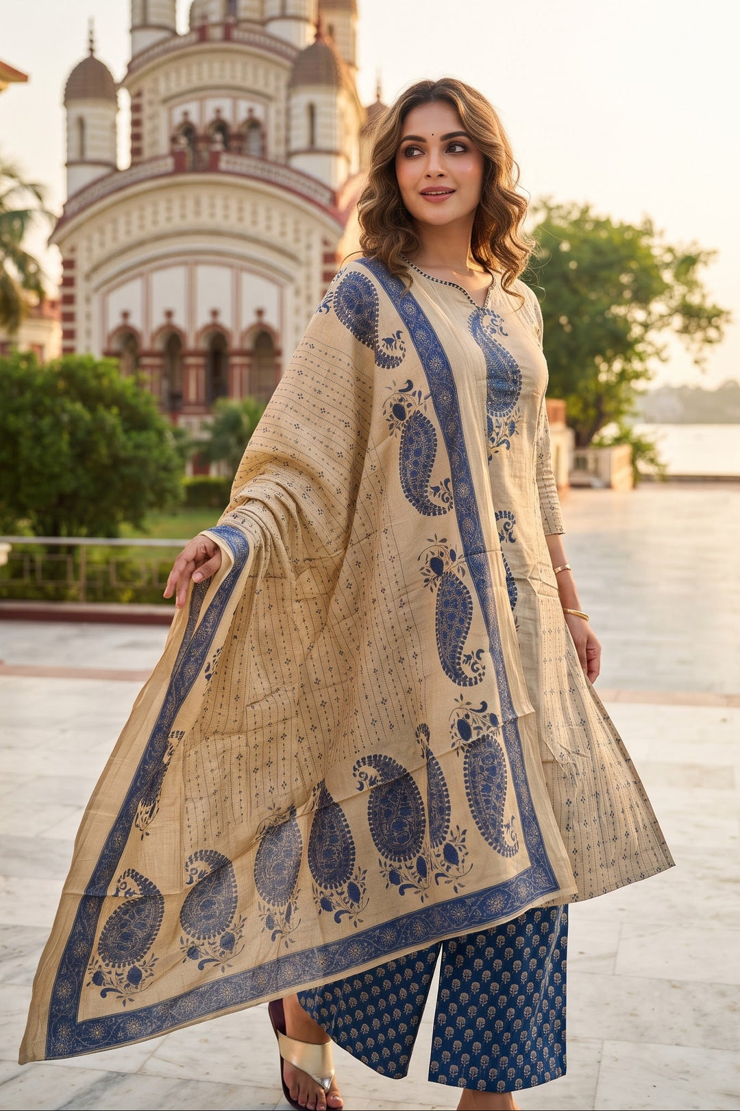 Everyday Elegance Cotton Kurti Set