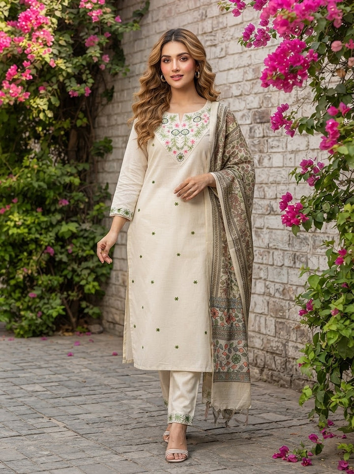 Love Letter to Spring Cotton Kurti Set