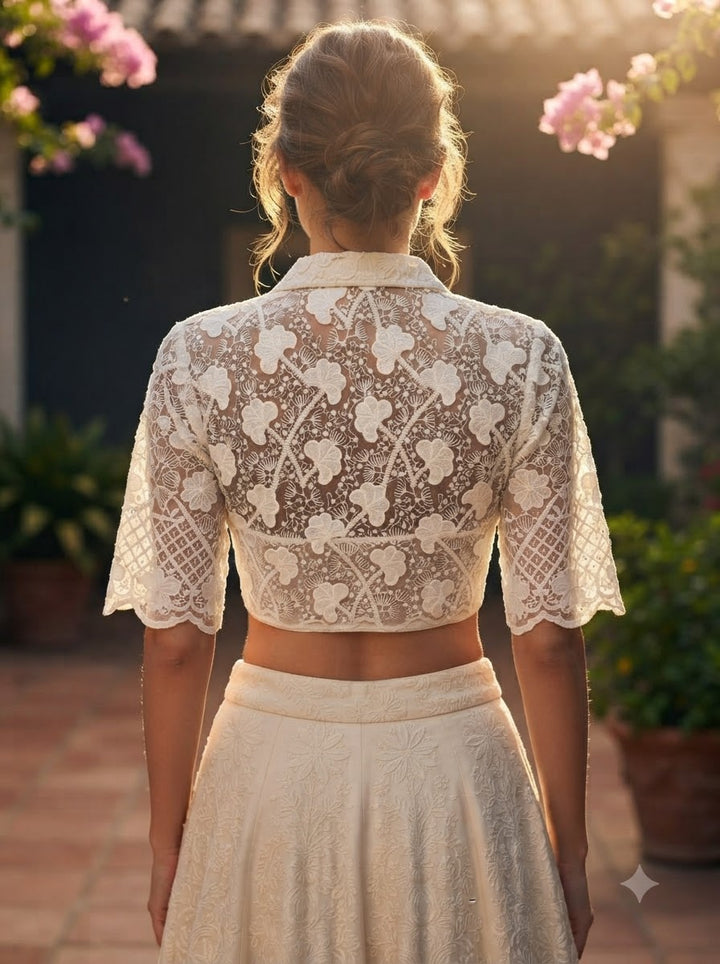 Celestia Style Crochet  Blouse