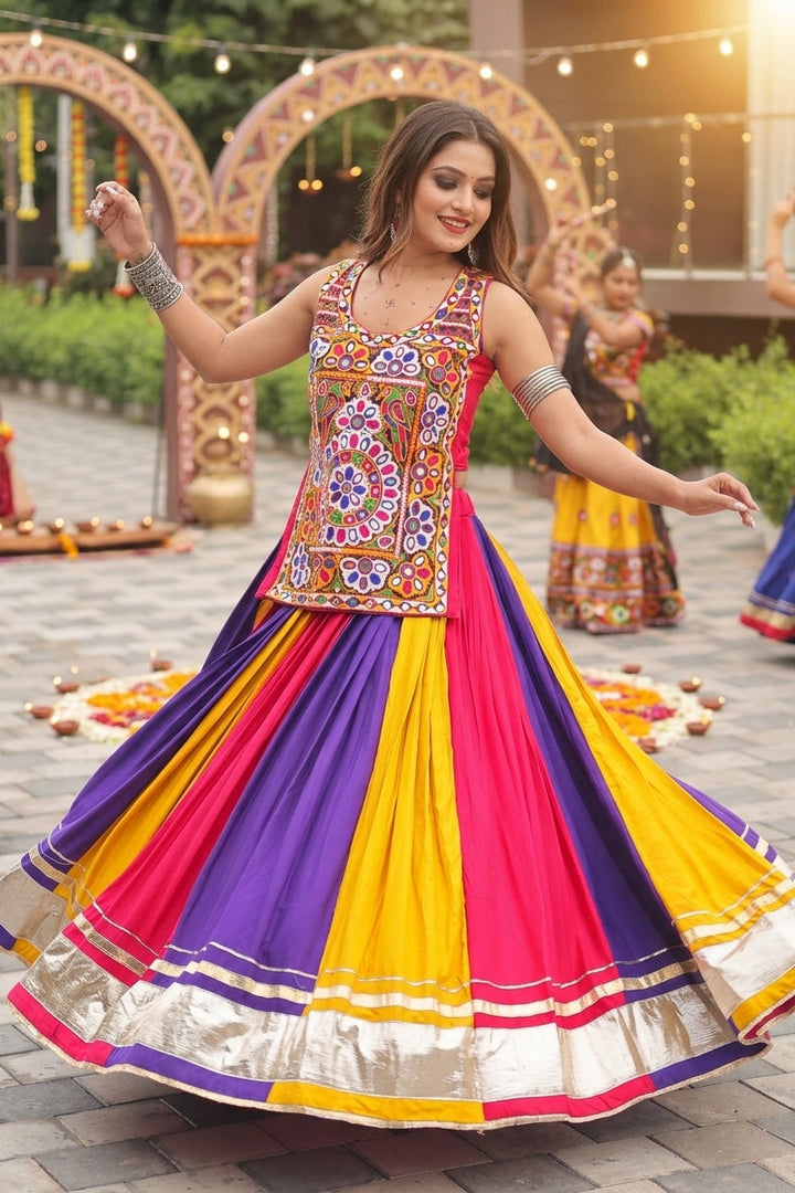 Navrang Noor Cotton Lehenga