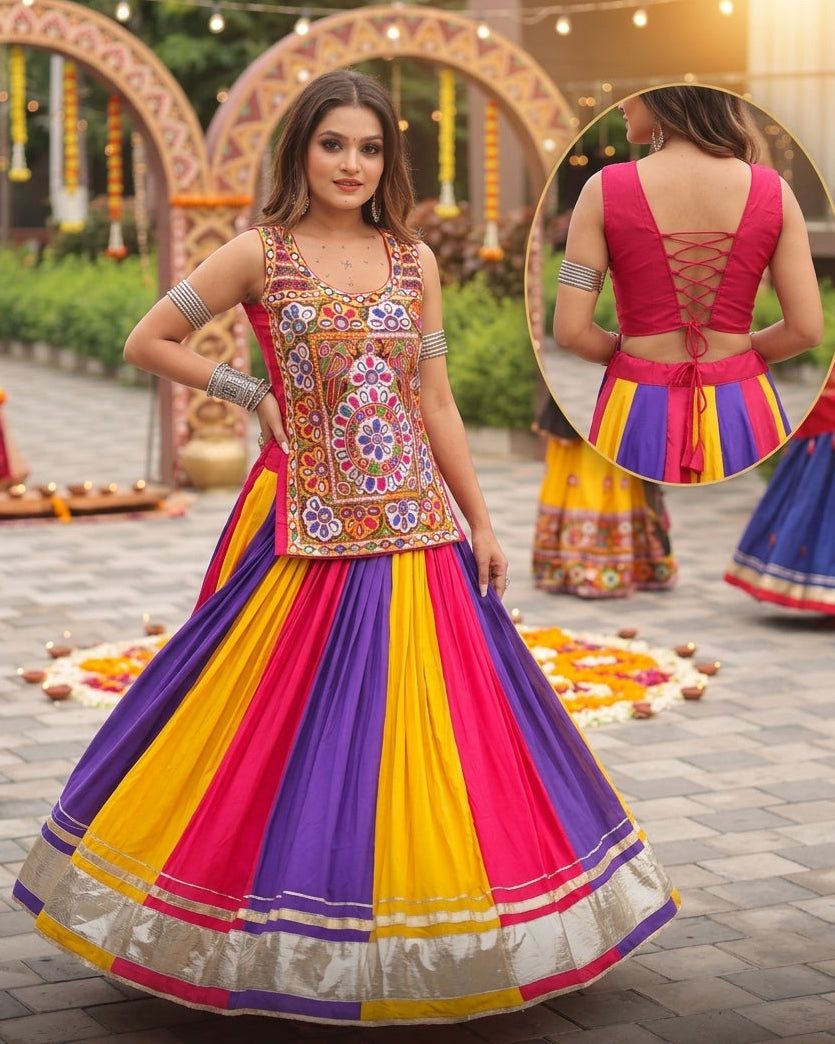Navrang Noor Cotton Lehenga
