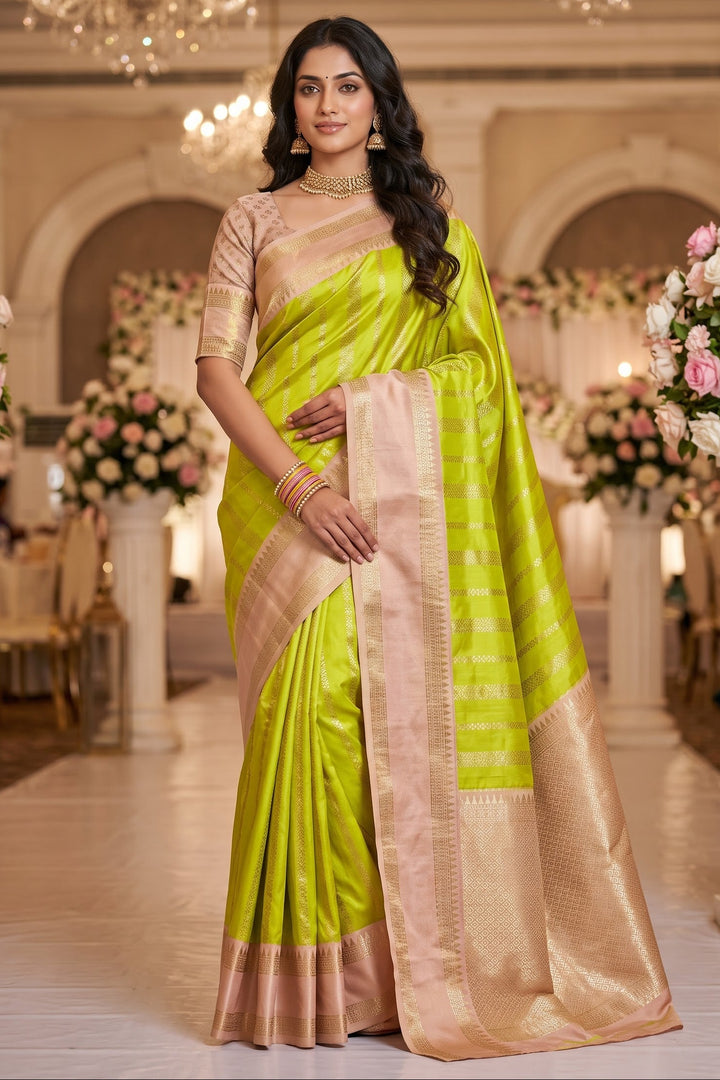 Prem Bandhan Silk Jacquard Weaving Saree
