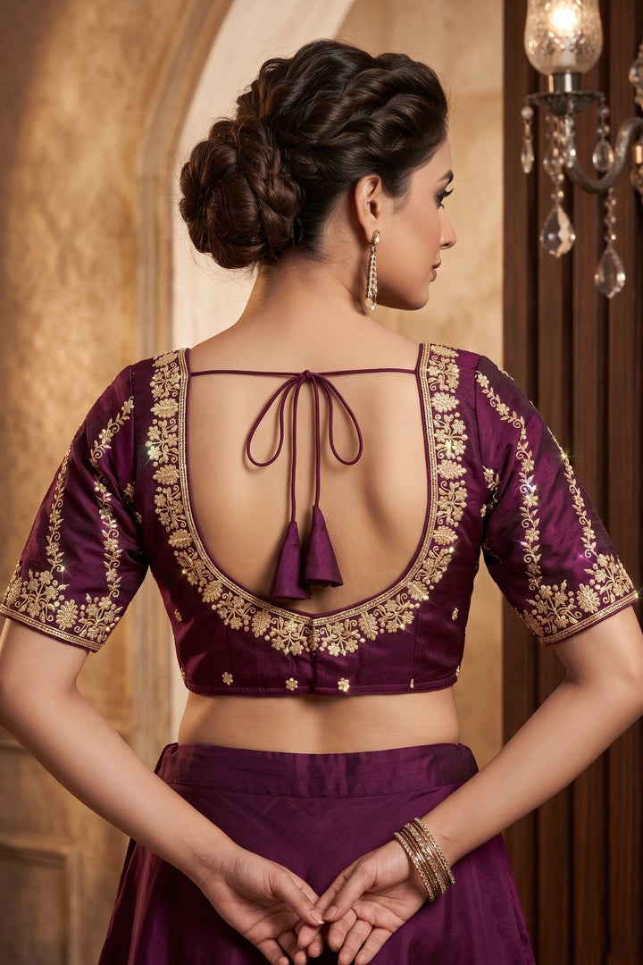 Fashion Fever Vichitra Silk Blouse