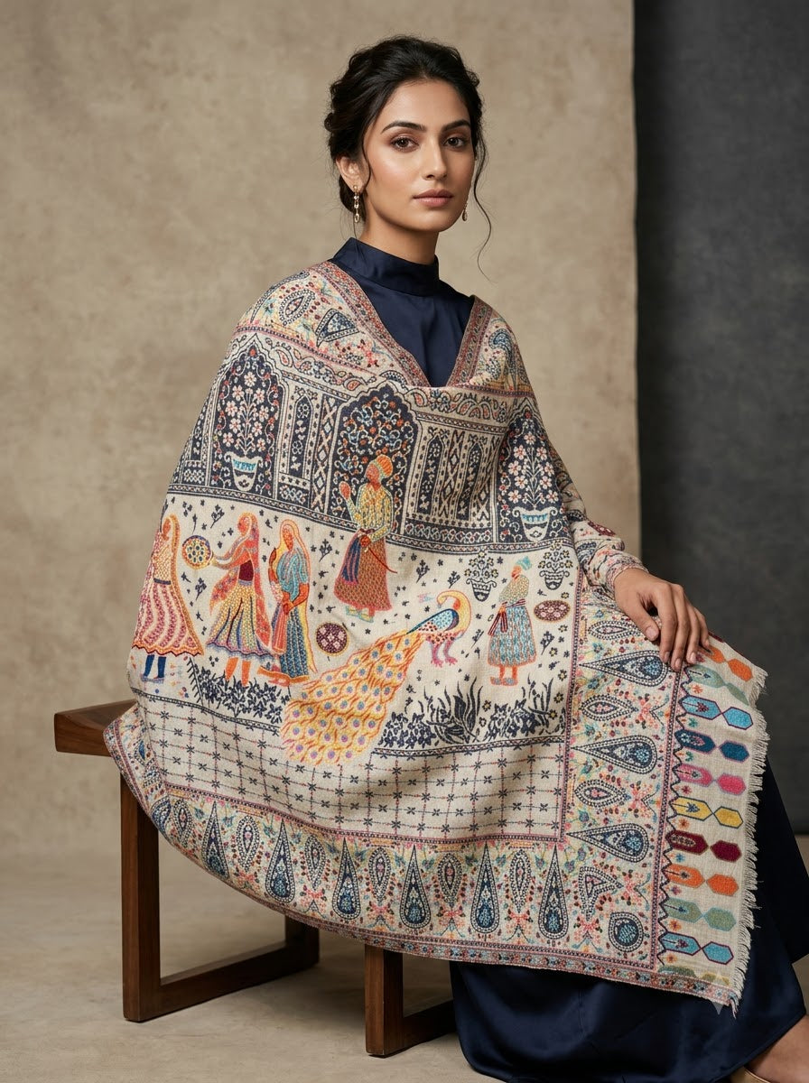 Snowsoft Pure Shawl Collection [ Grey]