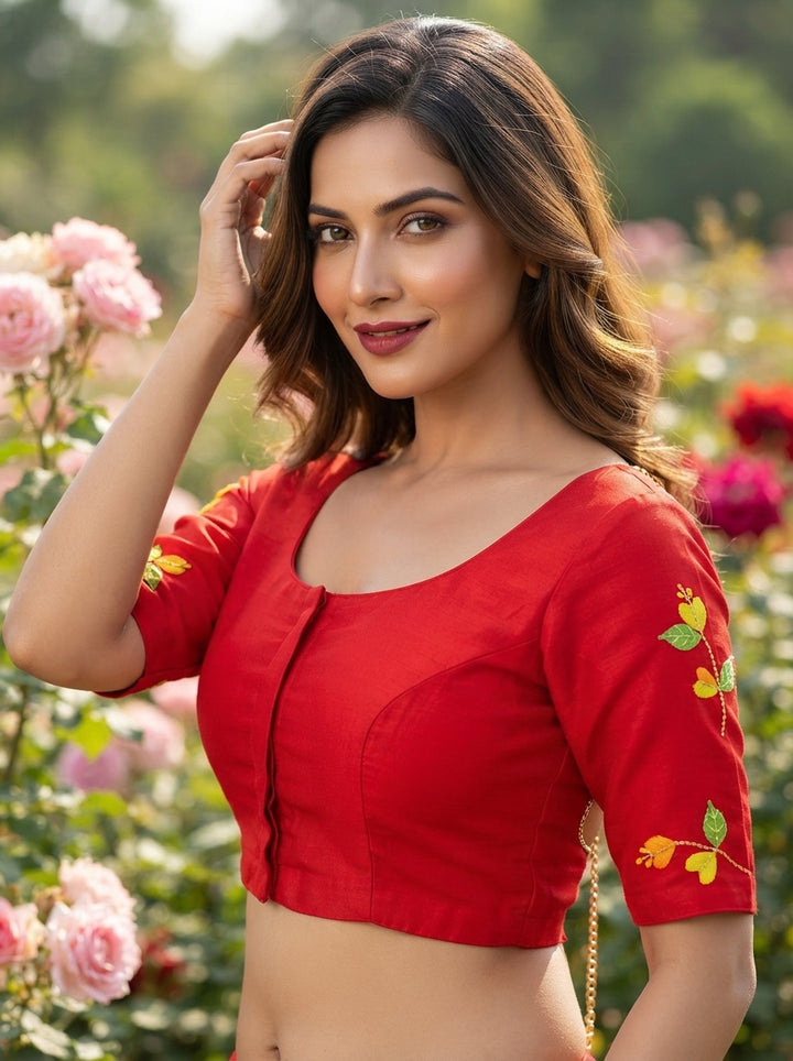 Petal Symphony - Designer 3D Blouse