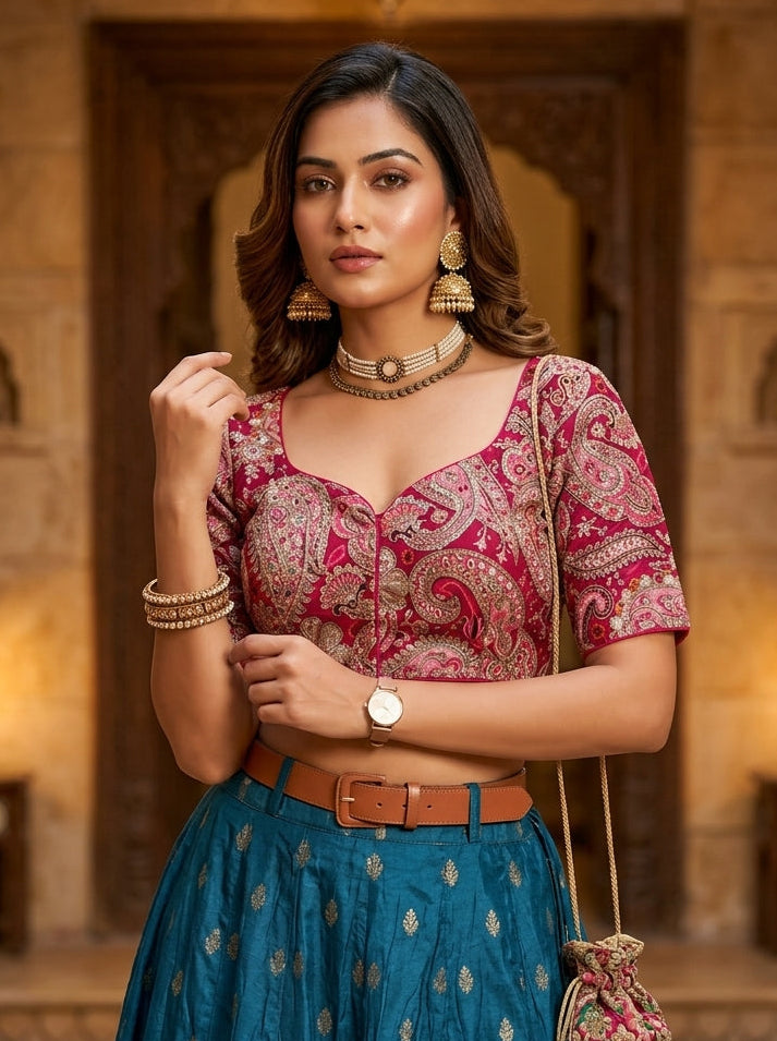 Kashish - Designer Crepe Blouse
