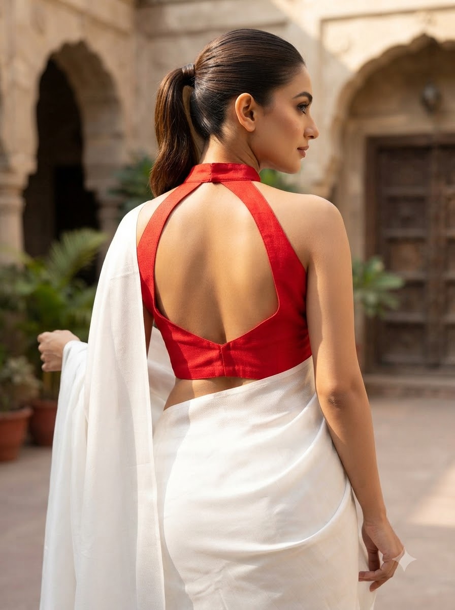 Fearless Femme Designer Fancy Silk  Blouse